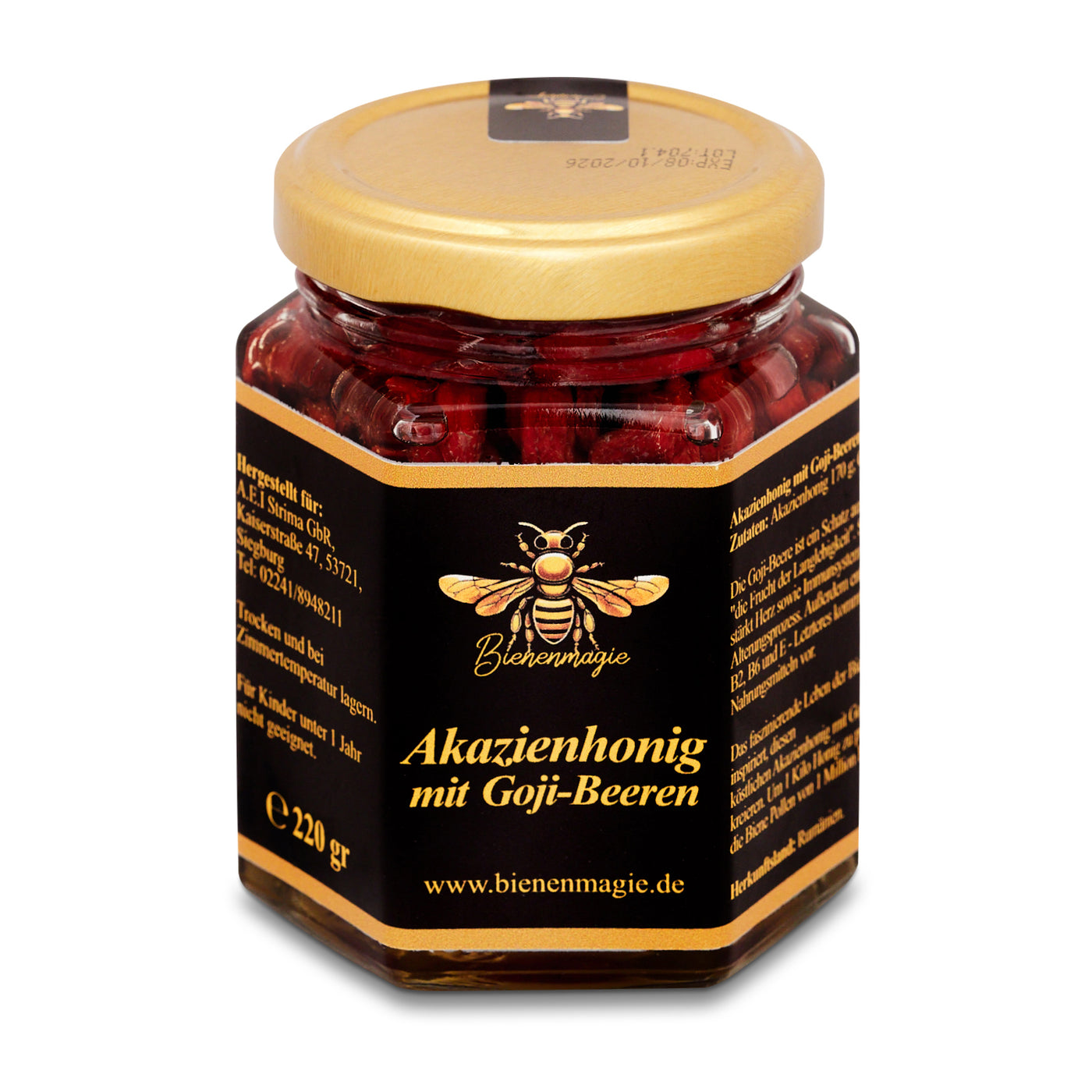 acacia honey with goji berries