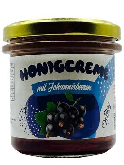Honigcreme mit Johannisbeeren